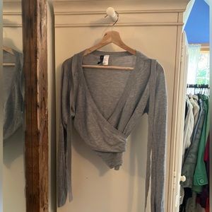 Cute H&M wrap sweater